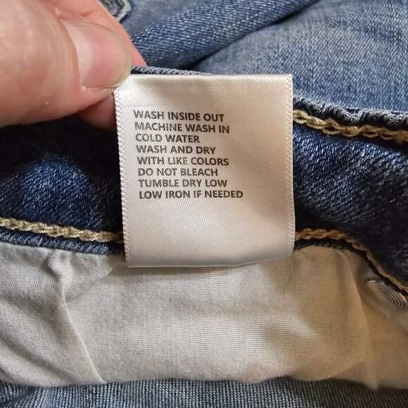 Kancan Mid-Rise Distressed Raw Hem Ankle Skinny Jeans Sz 27 - Picture 10 of 10